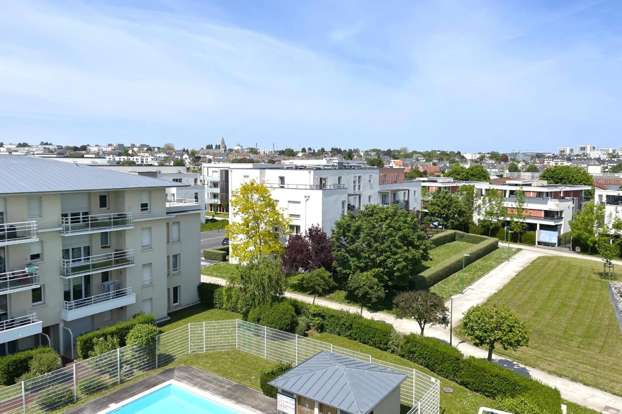 Le Rooftop - Terrasse - Parking - Piscine Caen Dış mekan fotoğraf